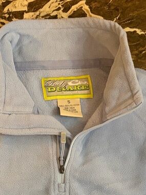 Drake Light Blue Fleece Quarter-Zip Pullover